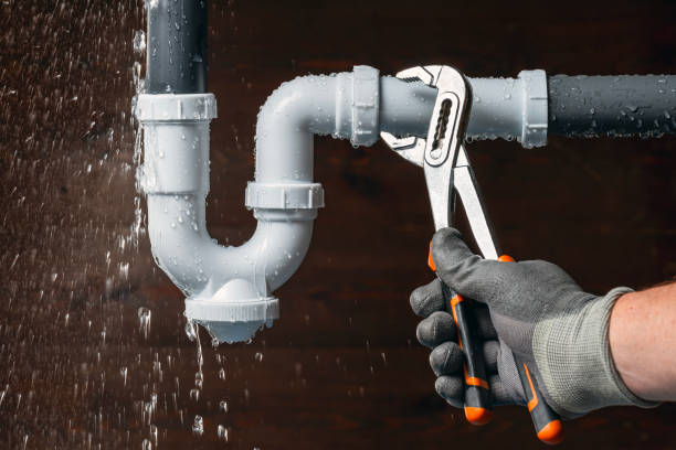 Professional Drain Cleaning technician working in Albion, NY